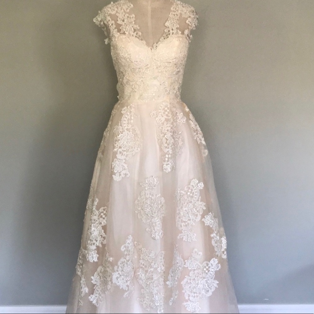 Custom made Monique wedding prom dress